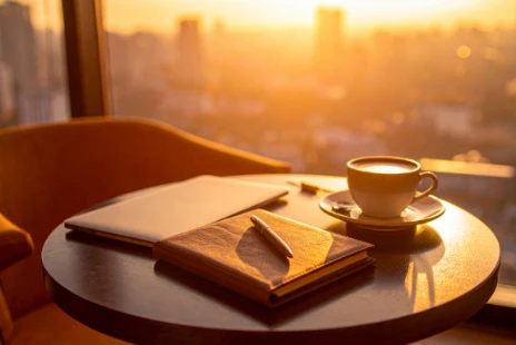 books on table
