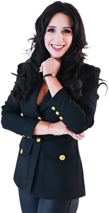 Sara smiling pose